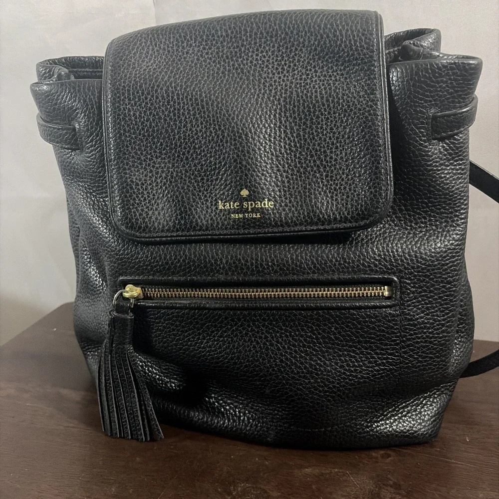 Kate Spade Chester Street Kacy Leather Black Backpack Brand New without tags